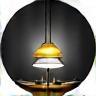 Luxury lighting in dining area