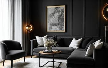 Cozy living space designed for Anna Leclerc
